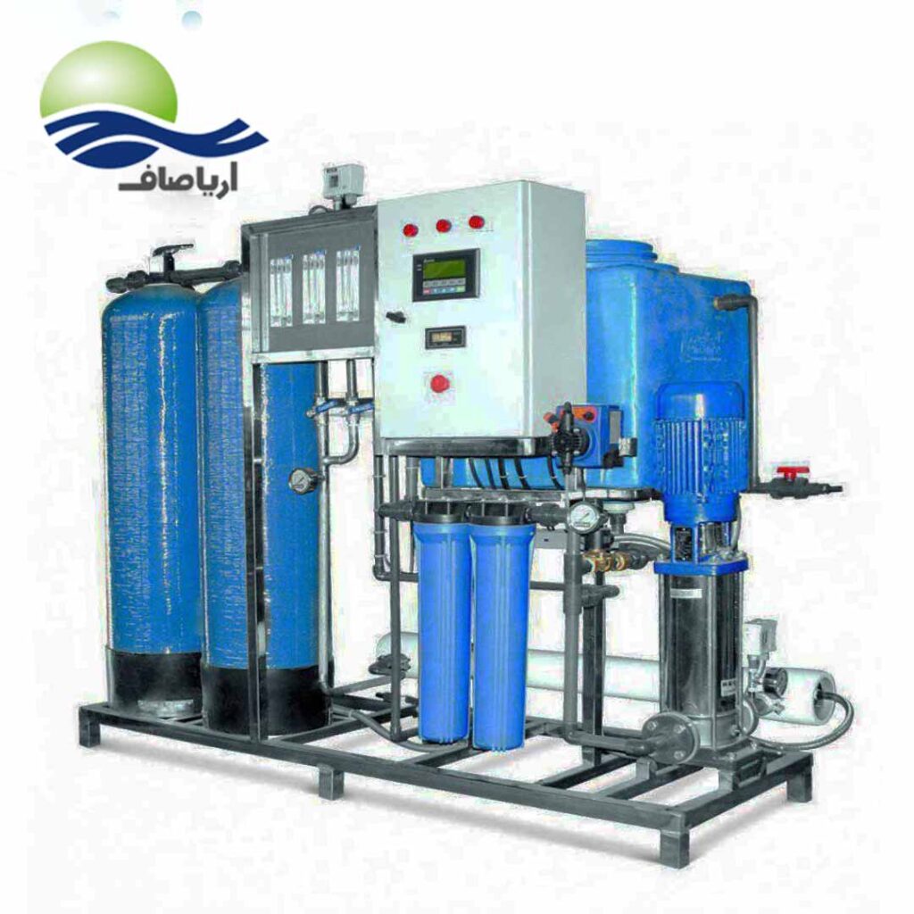 خرید آنلاین و سفارش اینترنتی دستگاه تصفیه آب دریایی حجم مترمکعبی از تولید شده توسط آریا صاف