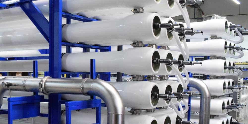 دستگاه تصفیه آب صنعتی و دریا 55000 مترمکعبی RO اسمزمعکوس